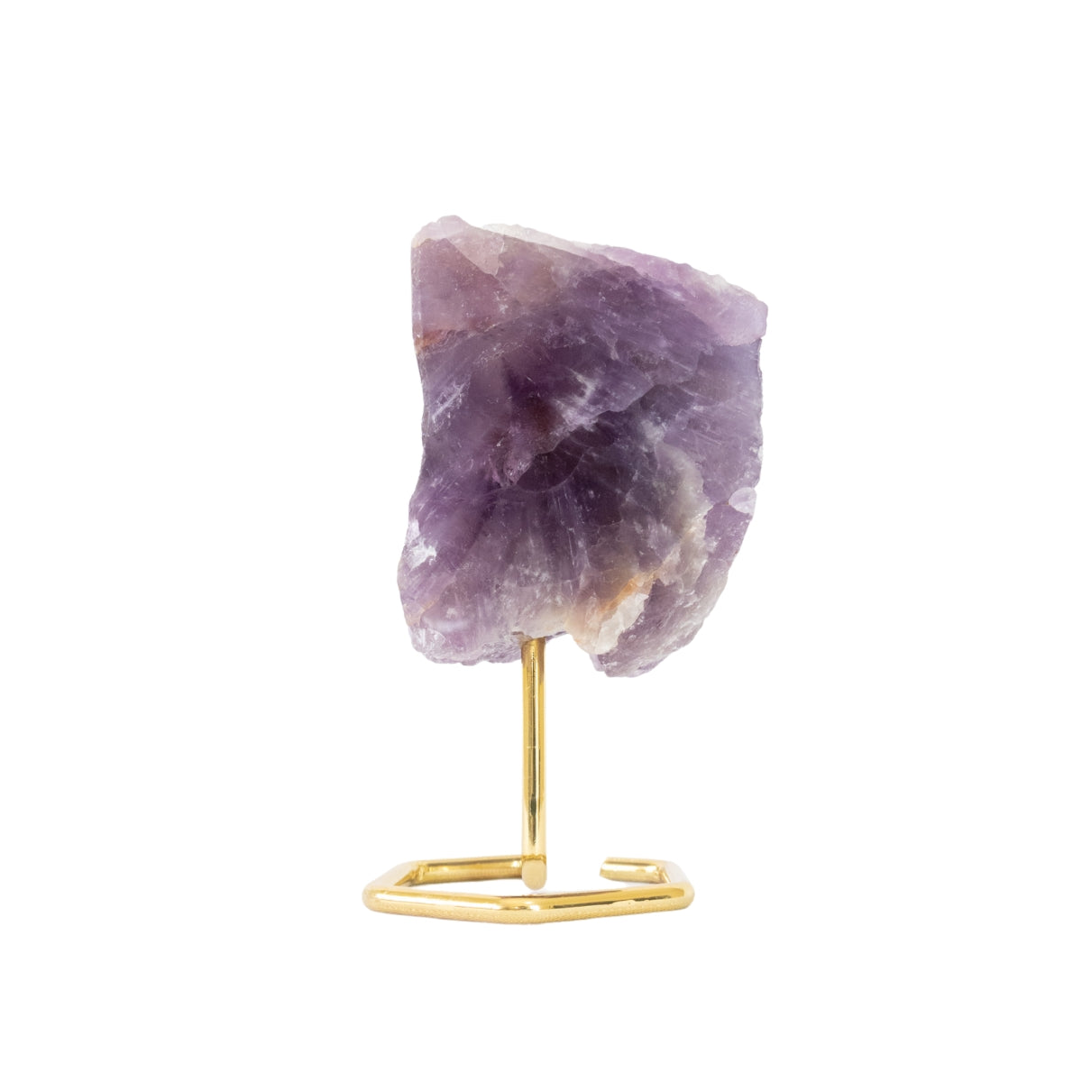 Raw Sodalite Stone on Gold Plated Metal Base 539 grams