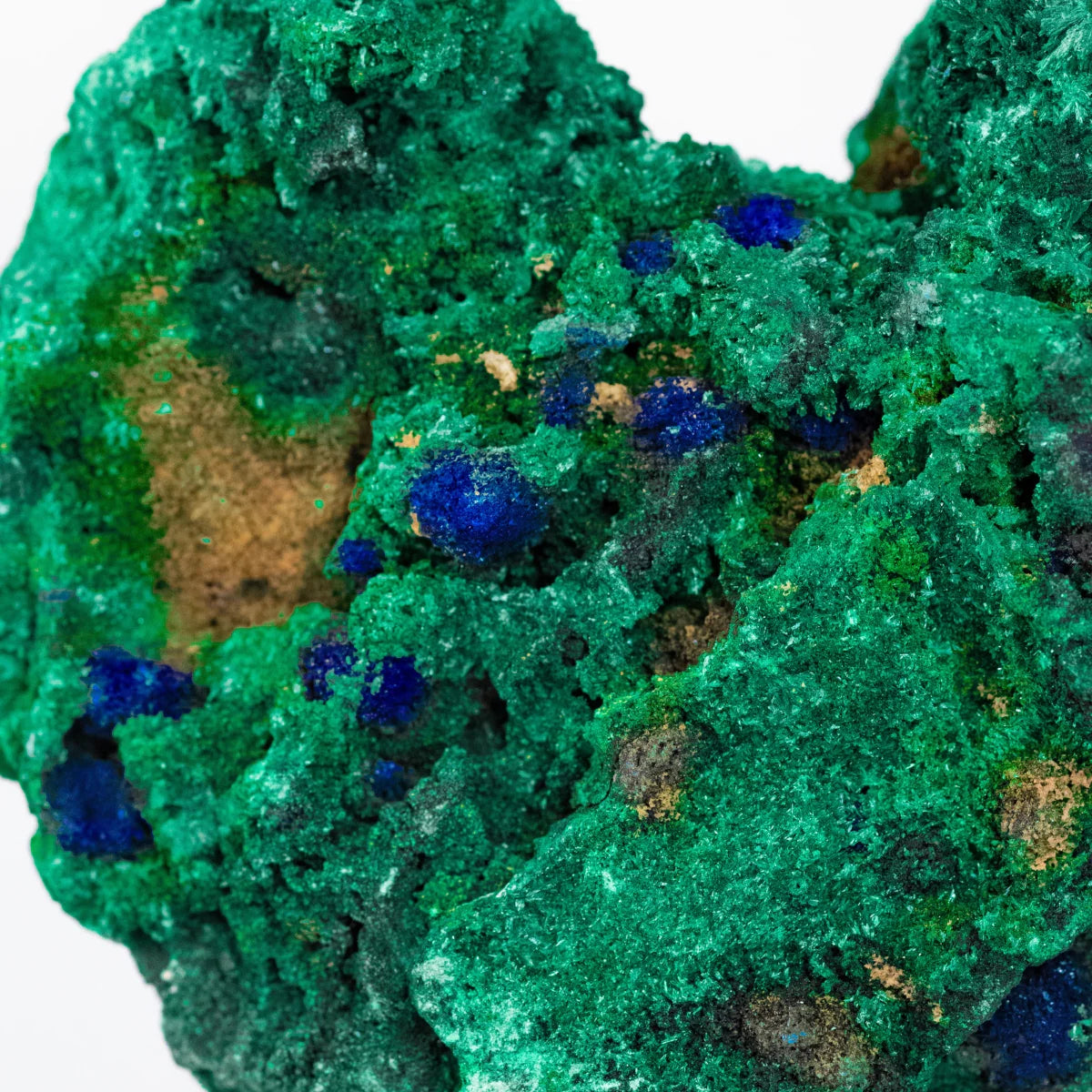 Raw Natural Atacamite Stone on Acrylic Base - Rare Formation (Collection) 547 grams