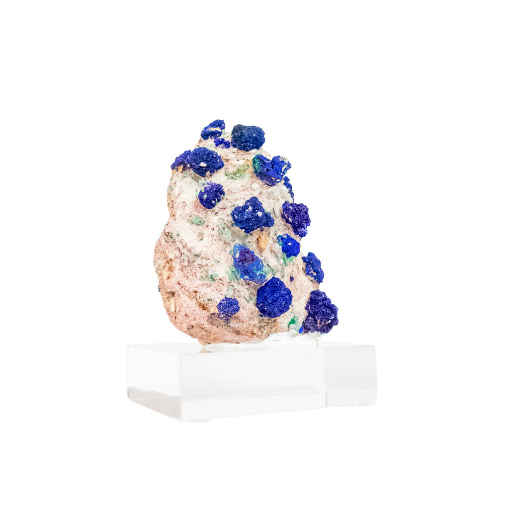 Extra Azurite Stone in Matrix (Imported) on Acrylic Base 260 grams