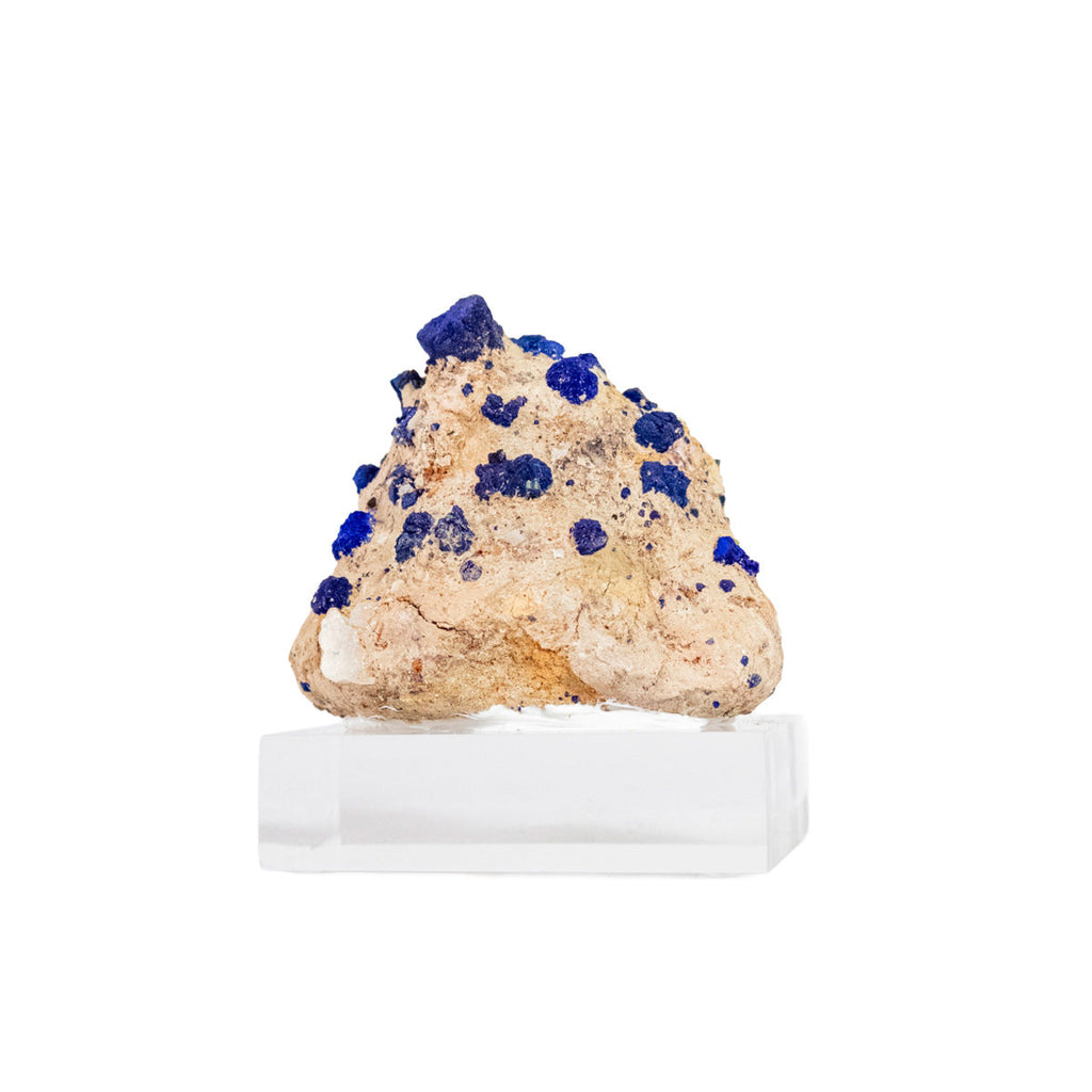 Extra Azurite Stone in Matrix (Imported) on Acrylic Base 260 grams