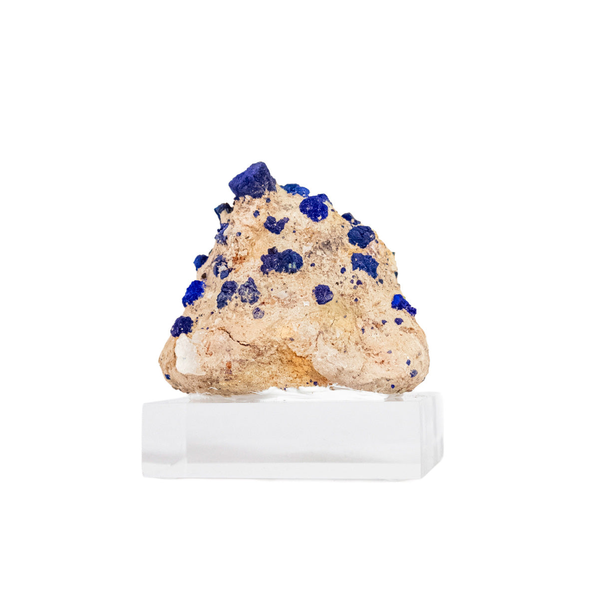 Extra Azurite Stone in Matrix (Imported) on Acrylic Base 260 grams