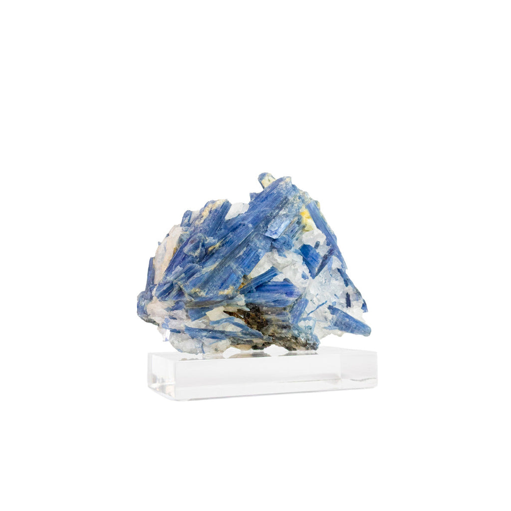 Raw Blue Kyanite Stone on Acrylic Base 1.265 kg