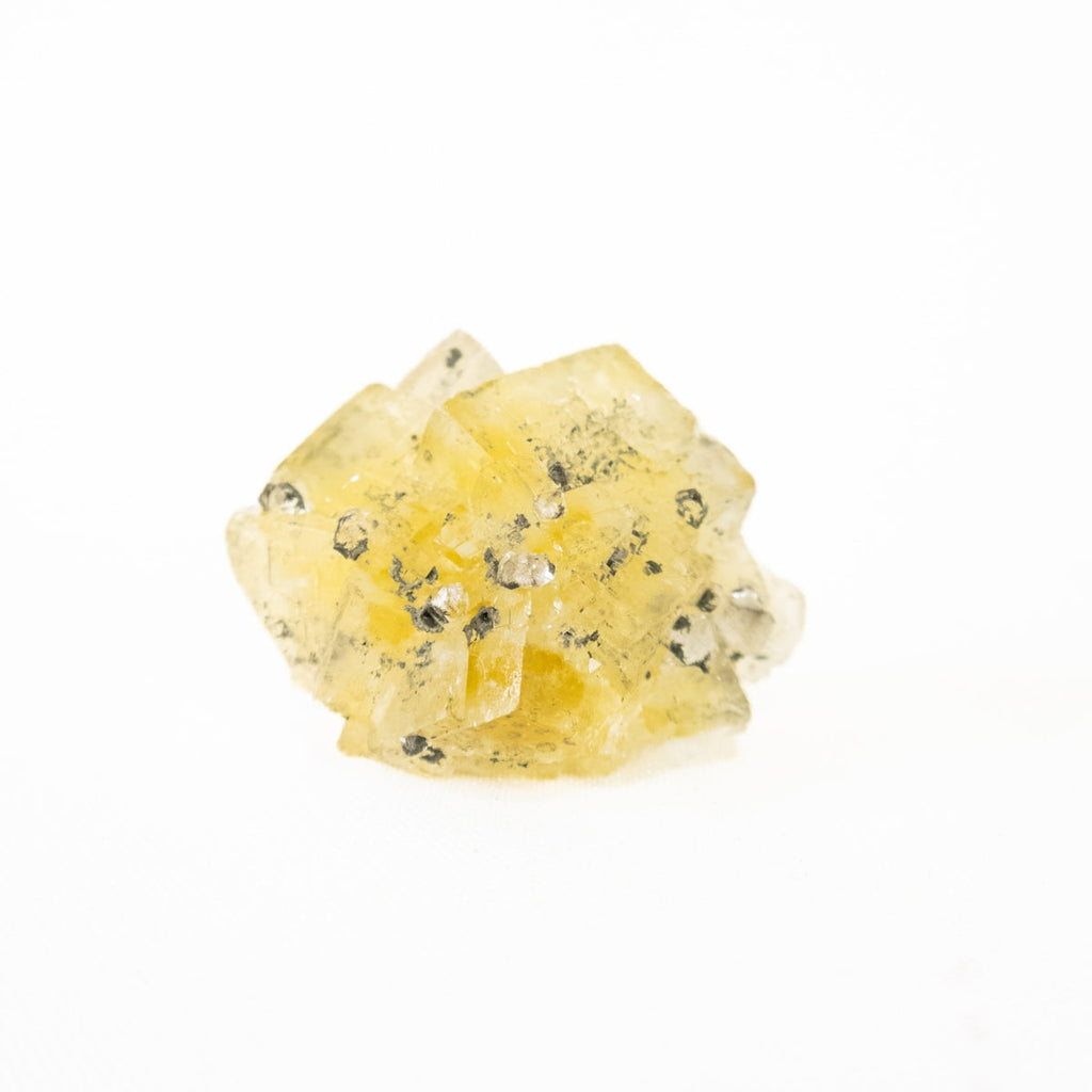 Crystallized Yellow Fluorite Stone (Collection) 64 grams