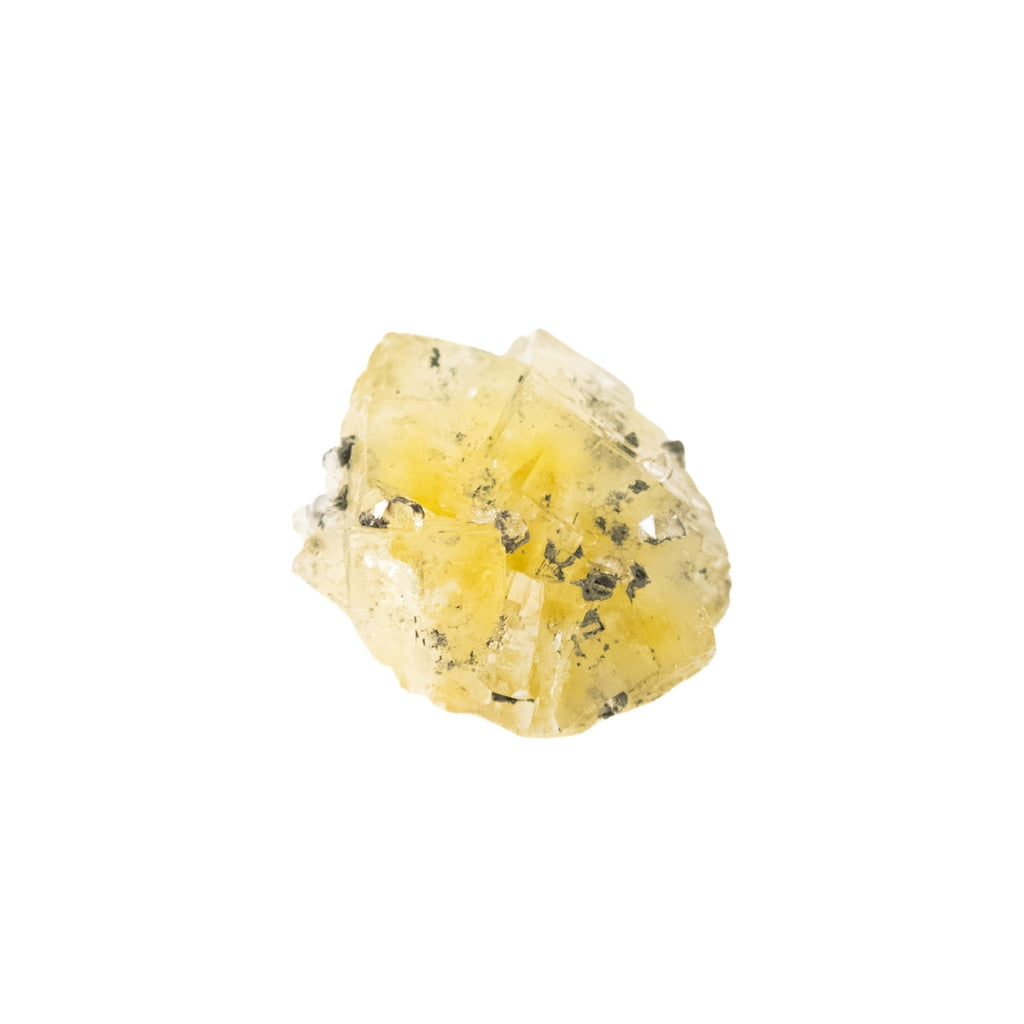 Crystallized Yellow Fluorite Stone (Collection) 64 grams