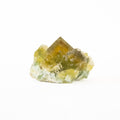 Green Fluorite Stone with Crystallized Pyrite Inclusion (Collection) 82 grams