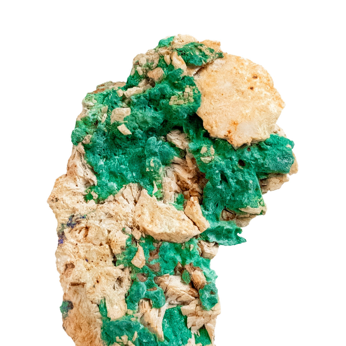 Golden (Yellow) Barite Stone in Matrix Acrylic Base 1.390 kg