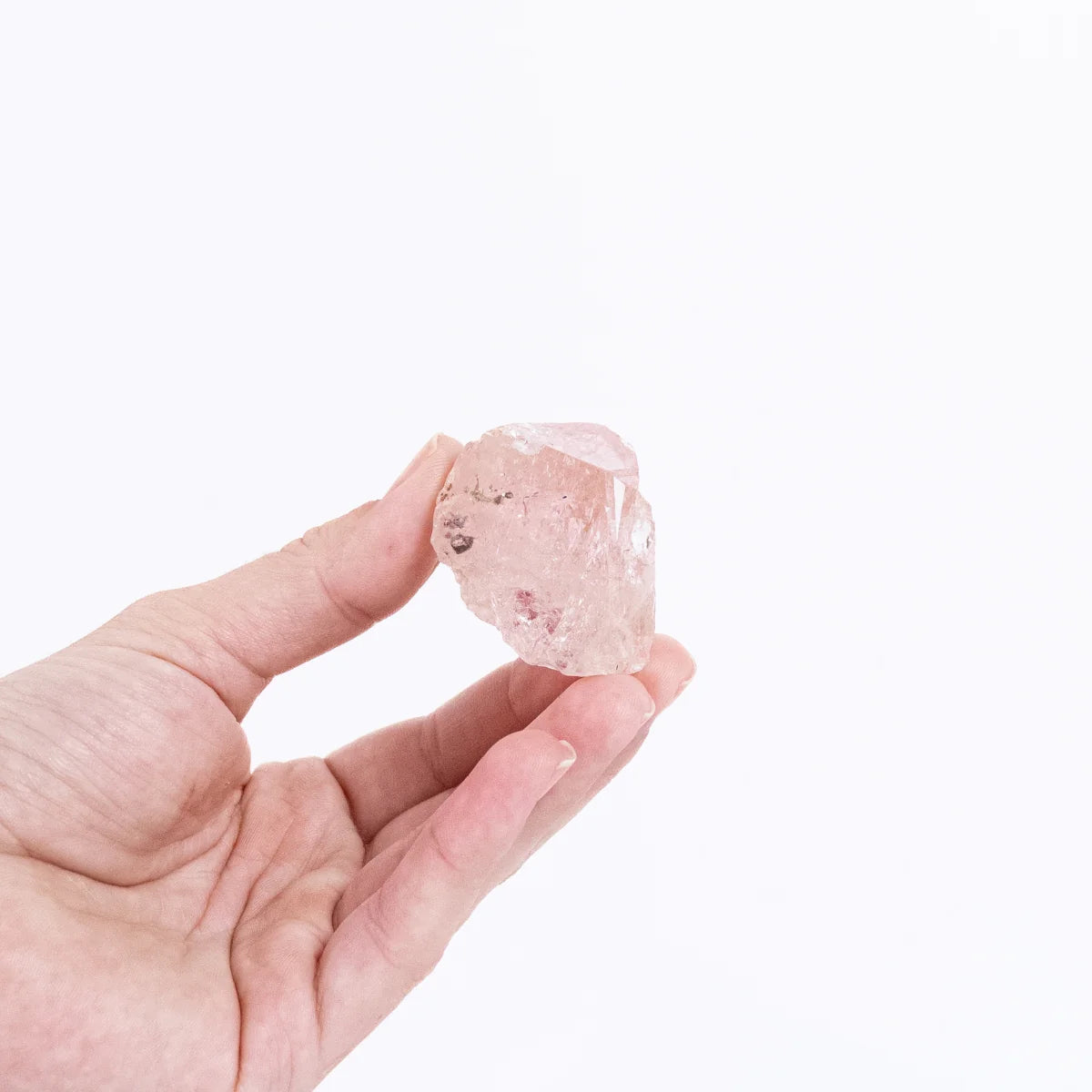 Extra Natural Raw Peachy Antique Morganite Stone 63 grams (rare) - collection