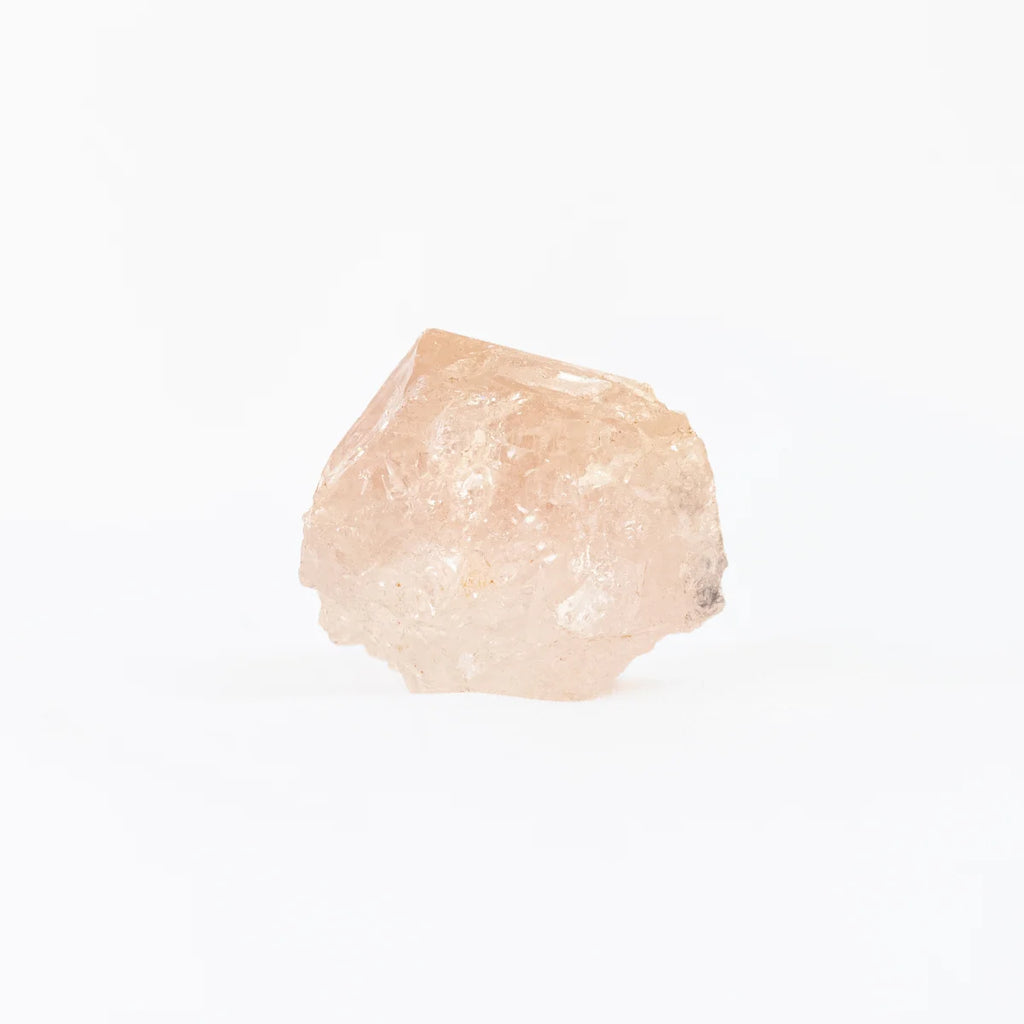 Extra Natural Raw Peachy Antique Morganite Stone 63 grams (rare) - collection