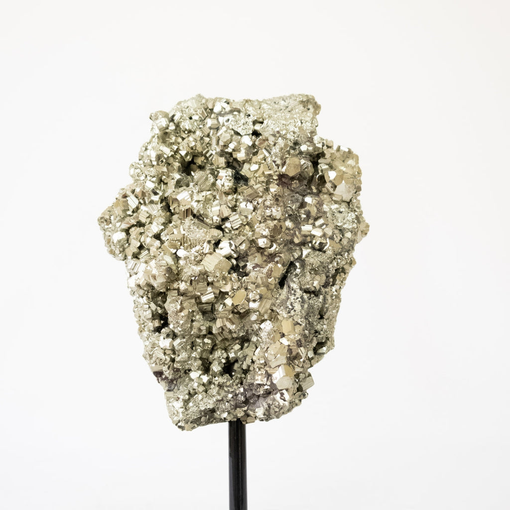 Extra Pyrite Stone on Black Metal Base 2.494 kg