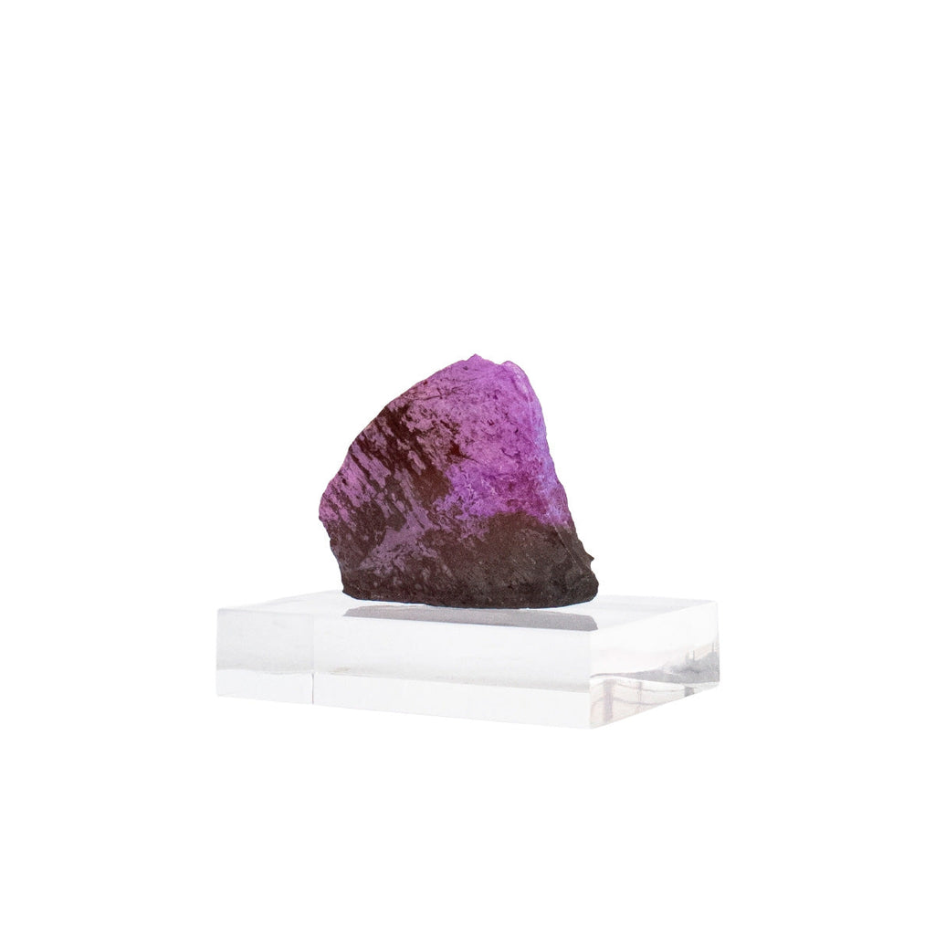 Extra Semi-Polished Sugilite Stone on Acrylic Base (Collection) 210 grams
