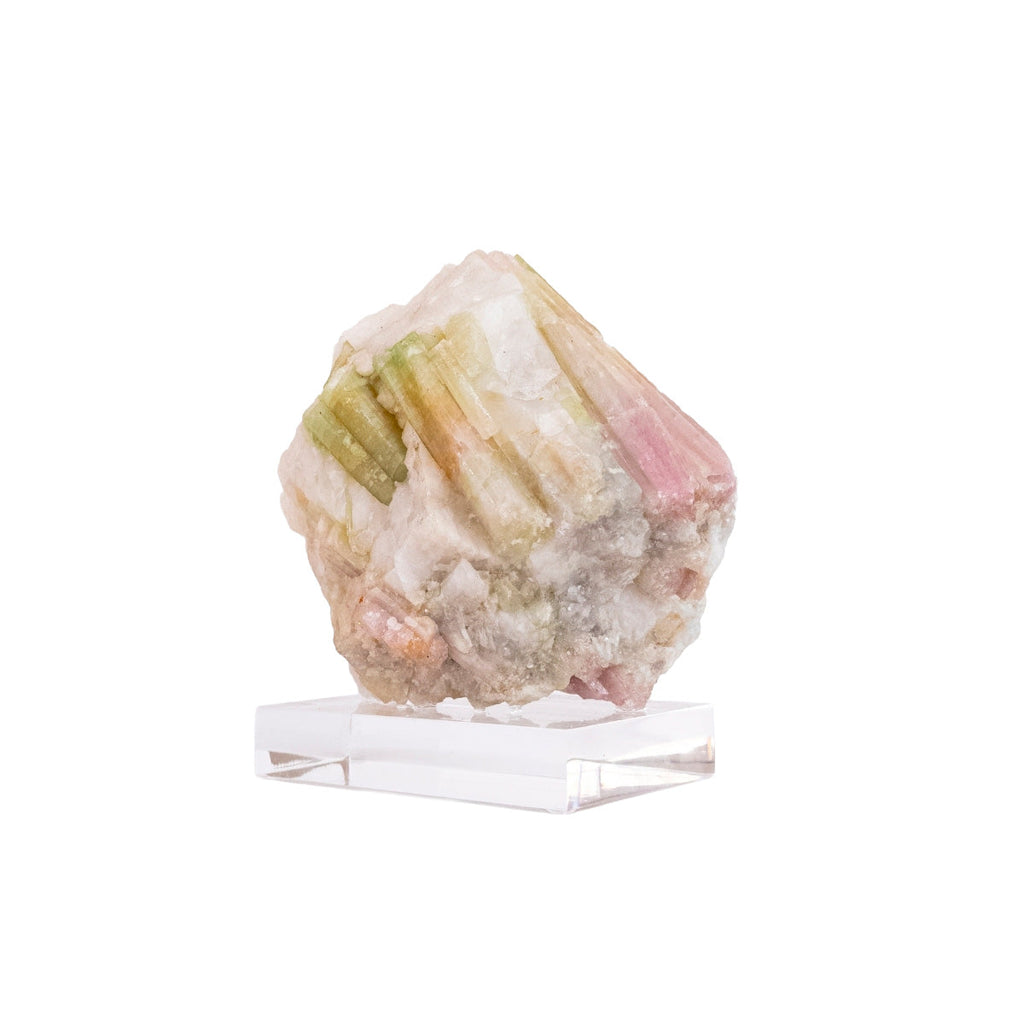 Raw Watermelon Tourmaline Stone on Acrylic Base 2.00 kg