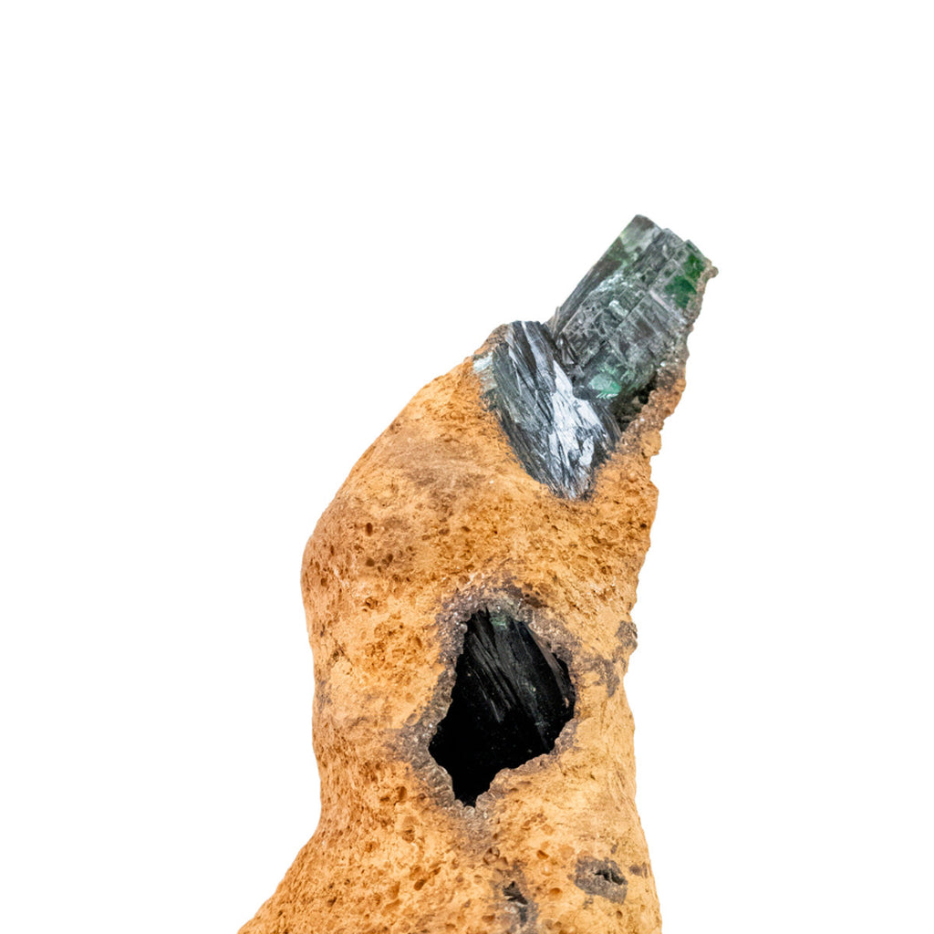 Raw Vivianite Stone in Matrix Acrylic Base (Collection) Rare 410 grams