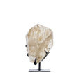 Extra Polished Natural Citrine Point on Black Metal Base (rare - collection) 1.660 kg