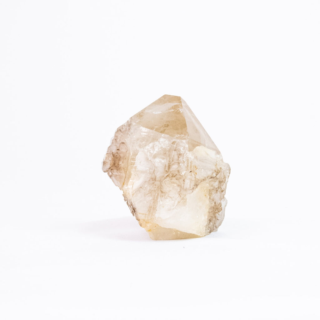 Raw Black Tourmaline Stone on Matte Black Metal Base 2.660 kg