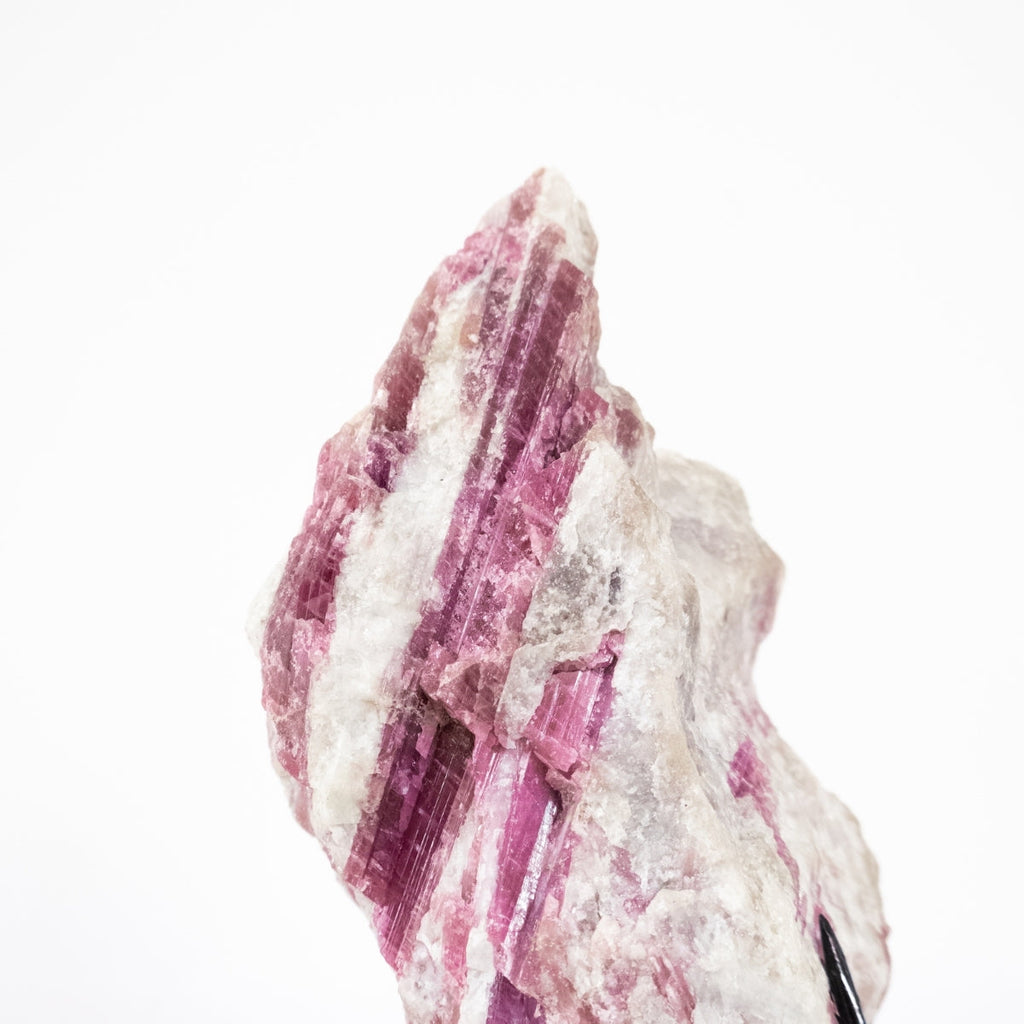 Extra Rubellite Tourmaline in Matrix on Metal Base 987 grams (Collection)