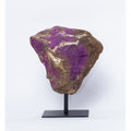 Natural Australian Purpurite Stone on Metal Base 1.273kg