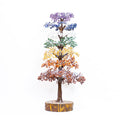 Large 7 Chakras Stone Tree on Wood Base 3.350 kg